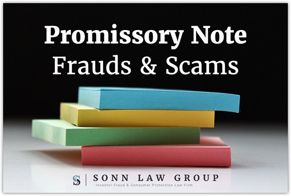 Promissory Note Frauds Scams