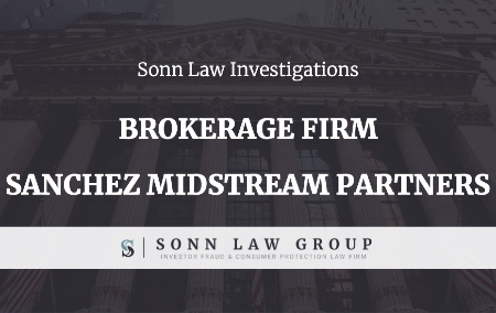 Sonn Law Brokerage Firm Sanchez Midstream Partners