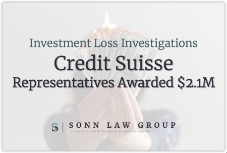 Credit Suisse Representatives Awarded $2