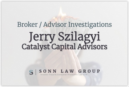 Jerry Szilagyi - Catalyst Capital Advisors
