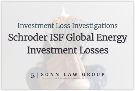 Schroder ISF Global Energy Investment Losses
