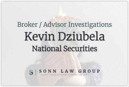 Kevin Dziubela, National Securities Broker