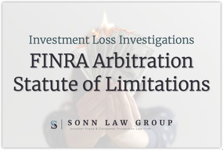 finra statute of limitations overview sonn law group