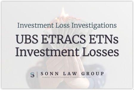 UBS ETRACS ETNs Investment Losses
